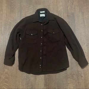 Vintage Pendleton double pocket wool outdoor shirt